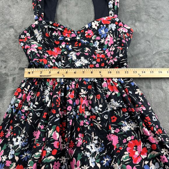 Free People Dress Women 2 Sunkissed Summer Mini Boho Coquette Floral Tulle - Picture 12 of 16